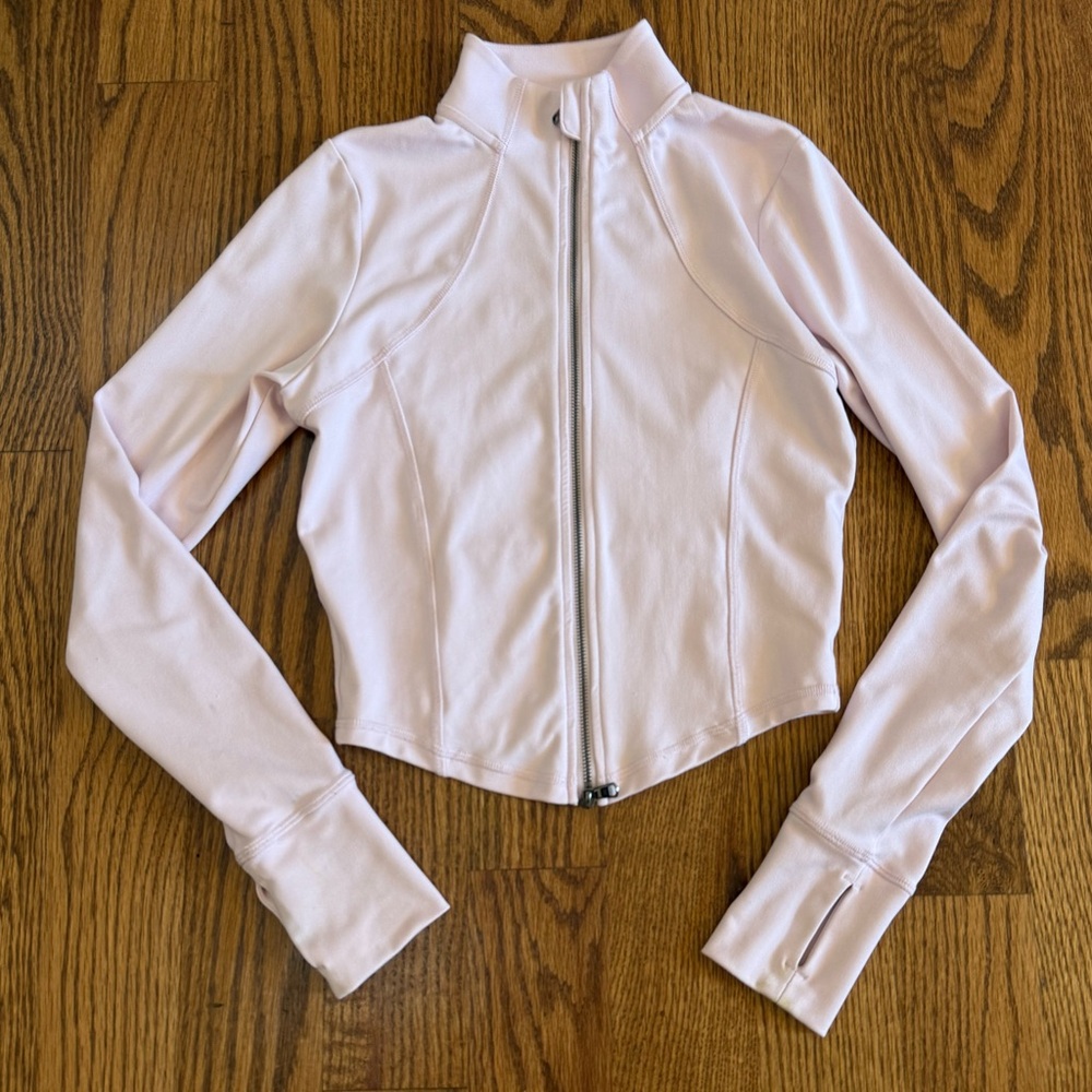 Gilly Hicks Light Pink zip up jacket